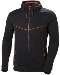 Helly Hansen Chelsea Evolution cipzáras kapucnis pulóver - fekete, méret: XXL (HELLY-79197_990-2XL)