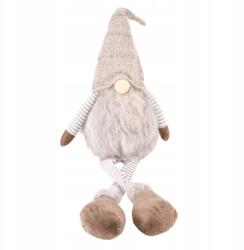 Tajemniczy ogród Karácsonyi dekoráció Téli ülő manó bézs 50cm Karácsony (5903039445871)