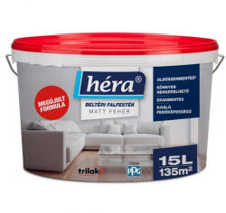 Héra HÉRA belső falfesték piros tetős ÚJ 15 l (HERA00476975)