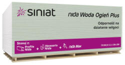 Siniat gipszkarton tűzgátló impregnált GKF-I 1200*2000*12, 5 mm (374031)