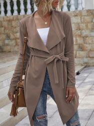 Shein EC16209 Kabát Övvel Bézs Shein (22) L