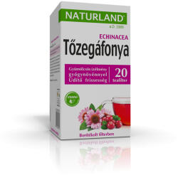 Naturland Gyümölcstea (Tőzegáfonya-Echinacea) 20x2 g (6470000457)