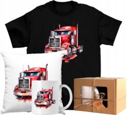 Nagy szett Póló Bögre piros teherautó Xs Ajándék (AP6.009.XS)