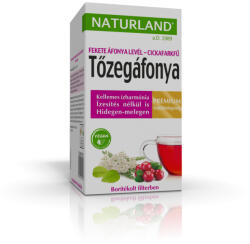 Naturland Tőzegáfonya & Fekete áfonya levél & Cickafarkfű teakeverék 20×1, 2 g (0010006982)