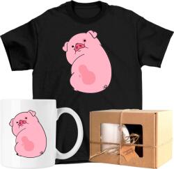  Bögre szett Póló Malac Kedves Gyerek 5 Kész Ajándék Xs (AP45.230.XS)