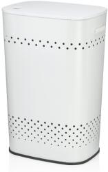 Kela Malaga fehér fém szennyestartó kosár 39, 5x29, 5x57, 5cm (KL-23963)