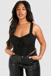 Boohoo IC03217 Boohoo Pántos Csipkés Felső (18) 5XL