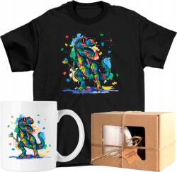  Bögre szett Póló Dinoszaurusz Dino Vicces 1 Kész Ajándék 116 (AP45.22.116)