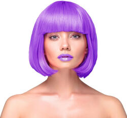 PartyPal Paróka, rövid, egyenes, lila