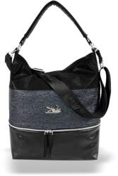  Zellia Női Válltáska 21025 Fekete-Grafit - Groove-Rimini2 - (92712607-1)