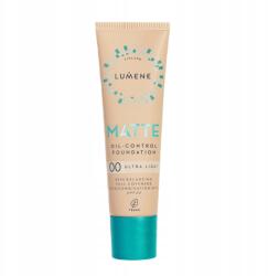 Lumene Matte Oil-Control Foundation SPF20 mattító alapozó archoz 00 Ultra Ligh (6412600847215)