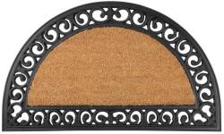 MagicHome Lábtörlő 45x75 cm, ornament, gumis, félkör (ST2210611)