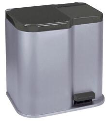 Keter Szemetes kuka Curver® DUO BIN 21L, ezüst/fekete (ST2211421)