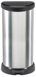 Keter Szemetes kuka Curver® DECO BIN 40L, ezüst/fekete (ST2211420)