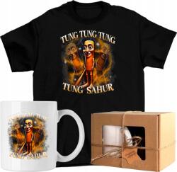  Bögre szett Póló brainrot Tung Tung Tung Sahur 6 Kész Ajándék 104 (AP44.30.104)