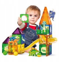 Doloowee Mágneses építőkockák 3D Játék Kreatív Szett 60 db-os (5908453119018)