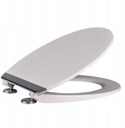 Rodeno Wc Ülőke, Fehér, Lassan Záródó, Duroplaszt, Kemény, Univerzális (ROD7984)