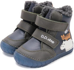 D.D.Step bélelt téli csizma, állatkás, Luminous talp (19-24 méret) W029-52287A (22)