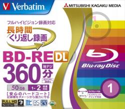 Verbatim Bd-re DL 50GB Printable Japan 1db