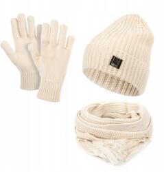 Heyo Női Téli Sapka Hosszú Sállal, Kesztyűvel Szett, Felhajtható Sál Heyo (HZ0015)