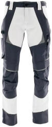 SARA Cottonflex munkavédelmi derekas nadrág fehér/szürke színben (DT-SARA-1-05-535-69-20-60)