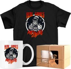  Bögre szett Póló cica fém black heavy 6 Kész Ajándék 104 (AP29.0097.104)