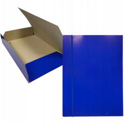 Bantex Iskolai Mappa Bantex Gumival, Fényes Dokumentumtartó Irodába, Sötétkék, A4 (TECZKA SZKOLNA BANTEX Z GUMKĄ GRANATOWA A4)