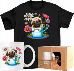  Bögre szett Póló Kutya Virágok Művészet 9 Kész Ajándék 140 (AP45.147.140)