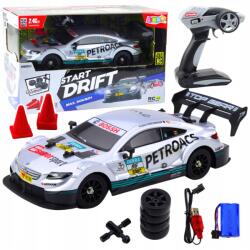 LeanToys Versenyautó Driftautó Rc Ezüst 30km/h 1: 16 (5905991052722)