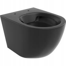 Mexen Lena perem nélküli Fekete Matt Wc csésze (3372XX85)