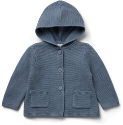 Tchibo - Kötött kisgyerek kardigán kapucnival - kisgyerek - méret 50/56 - kék