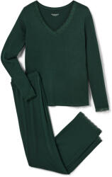 Tchibo - Pizsama csipkerátéttel - nő - méret S 36/38 - zöld