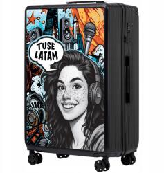 Wings Utazó bőrönd nagy Abs kemény XXL gurulós bőrönd Wings (CS-BNT01-L-BLACK-T4)