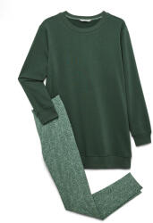 Tchibo - Pizsama leggingsszel - nő - méret S 36/38 - zöld