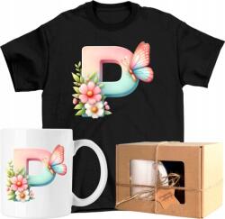  Bögre szett Póló pillangó betű ábécé P Kész Ajándék 104 (AP26.484.104)