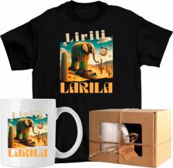  Bögre szett Póló Lirili Larila elefánt brainrot 1 Kész Ajándék 128 (AP44.60.128)