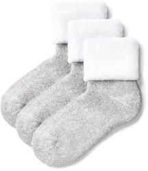 Vlnka 3 pár frottír zokni Merino gyapjúval fehér méret 35-37