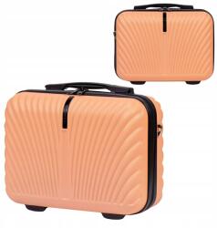Wings Utazótáska Repülőgéphez kozmetikumokhoz Tágas kemény (SN120-BC-PEACH)