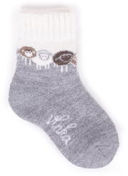 Vlnka Gyerek Merinó zokni "bari csapat" - fehér zokniméret 29-30