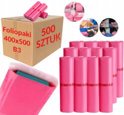 PAKO Futártasakok 400x500 mm B3 Rózsaszín Csomagoláshoz 500 db