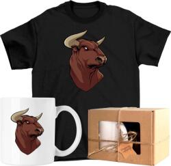  Bögre szett Póló Bika Erős Edzőterem 2 Kész Ajándék 140 (AP45.19.140)