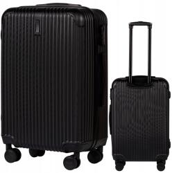 Wings Bőrönd Wings Közepes: XL 4 keréken rögzíthető poggyász Abs anyagból (TR059-M-BLACK)