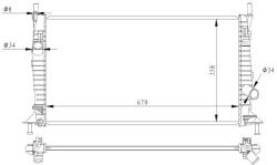 NRF Chladič motora NRF 550014 (550014)