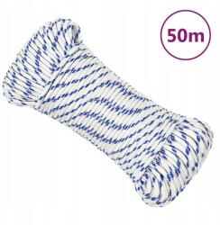 VidaXL Vitorláskötél, fehér, 5 mm, 50 m, polipropilén (8720287125594)