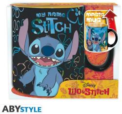 ABYstyle Abysse Corp: DISNEY Mug Heat Change (460 ml) - Lilo & Stitch (Ajándéktárgyak)