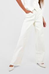 Boohoo DC17210 Boohoo Széles Farmer Nadrág Magas Derekú (23) XL