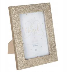 Atmosphera Képkeret arany csillámos 10x15-ös képhez (B07DRP8XT6)