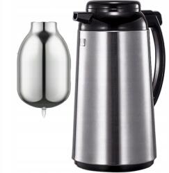 Zojirushi Ezüst színű, japán stílusú üvegbetétes termosz kancsó Zojirushi AFFB-10S-XA 1 literes (AFFB-10S-XA)