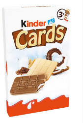 Kinder Csokoládé KINDER Cards 3 darabos 76, 8 g - papir-bolt