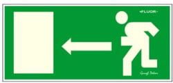 Gungl Dekor Matrica Menekülési irány balra zöld "F (310 / 30) - papir-bolt